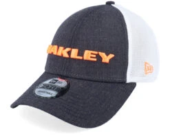 Heather Hat Fathom/White/Orange Trucker - Oakley