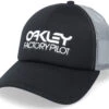 Factory Pilot Hat Blackout Black/Grey Trucker - Oakley -Oakley 193517116330 1