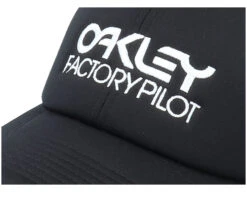 Factory Pilot Hat Blackout Black/Grey Trucker - Oakley -Oakley 193517116330 5