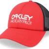Factory Pilot Hat Red Line/Black Trucker - Oakley -Oakley 193517116347 1