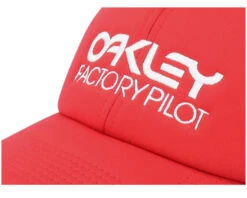 Factory Pilot Hat Red Line/Black Trucker - Oakley -Oakley 193517116347 5
