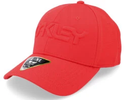 6-Panel Stretch Hat Embossed Red Line Flexfit - Oakley