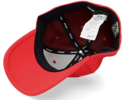 6-Panel Stretch Hat Embossed Red Line Flexfit - Oakley -Oakley 193517347260 5