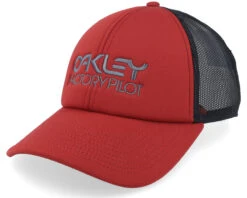 Factory Pilot Hat Iron Red/Black Trucker - Oakley
