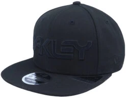 Teddy B1b Hat Blackout Black Snapback - Oakley