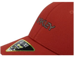 6 Panel Stretch Metallic Hat Iron Red Flexfit - Oakley -Oakley 193517540265 6