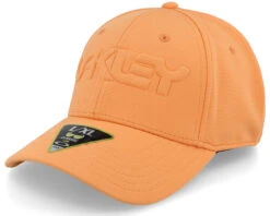 6 Panel Stretch Hat Embossed Soft Orange Flexfit - Oakley