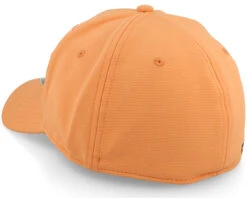 6 Panel Stretch Hat Embossed Soft Orange Flexfit - Oakley -Oakley 193517677763 3