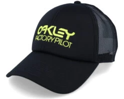 Factory Pilot Hat Black/Sulphur Trucker - Oakley