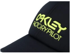 Factory Pilot Hat Black/Sulphur Trucker - Oakley -Oakley 193517733940 6