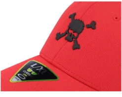 Scatter Skull Ff Hat Red Line Flexfit - Oakley -Oakley 193517734299 6