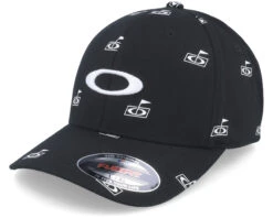 Flag Print Hat Blackout Flexfit - Oakley