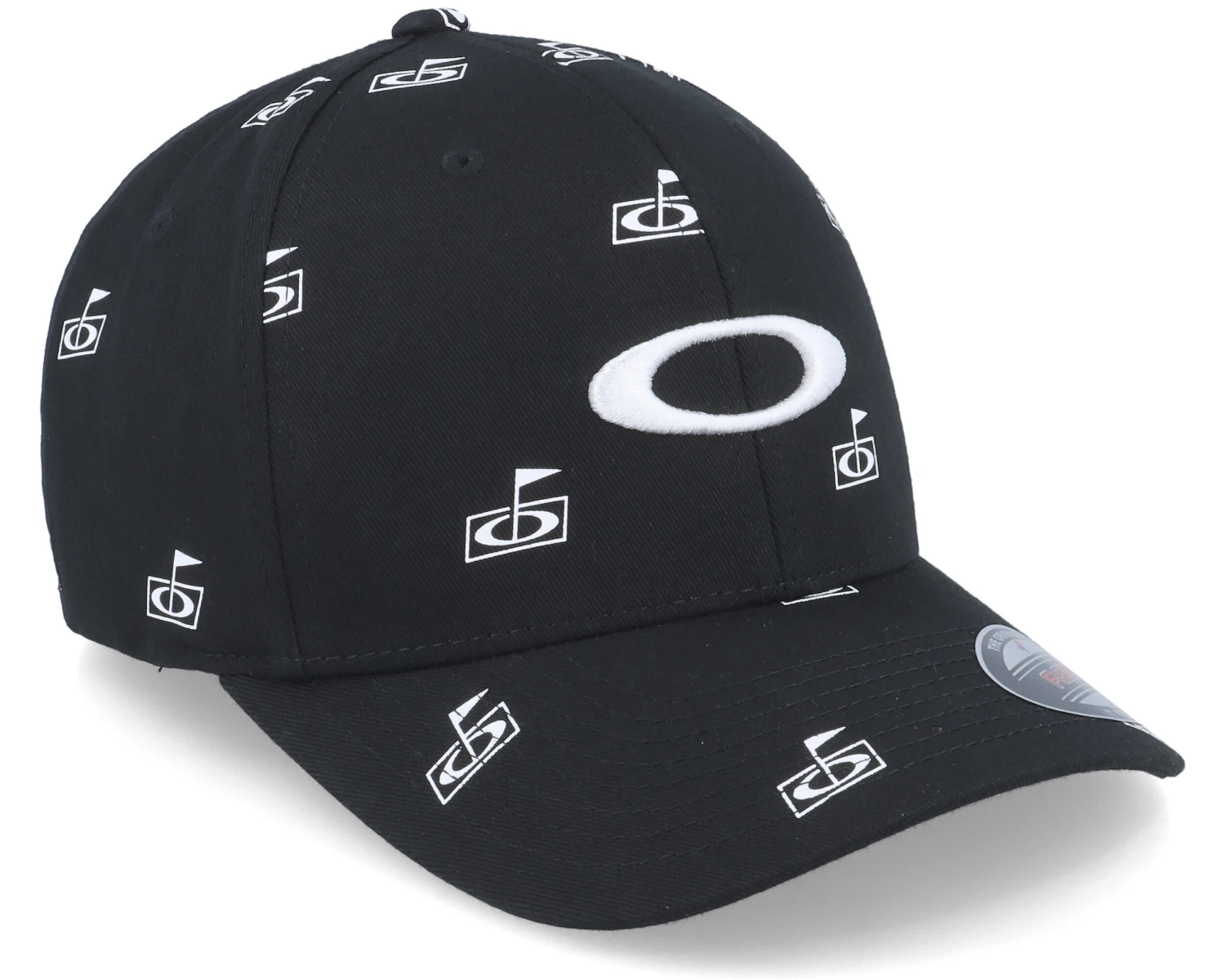 Flag Print Hat Blackout Flexfit - Oakley 4 Flag Print Hat Blackout Flexfit - Oakley - Image 2