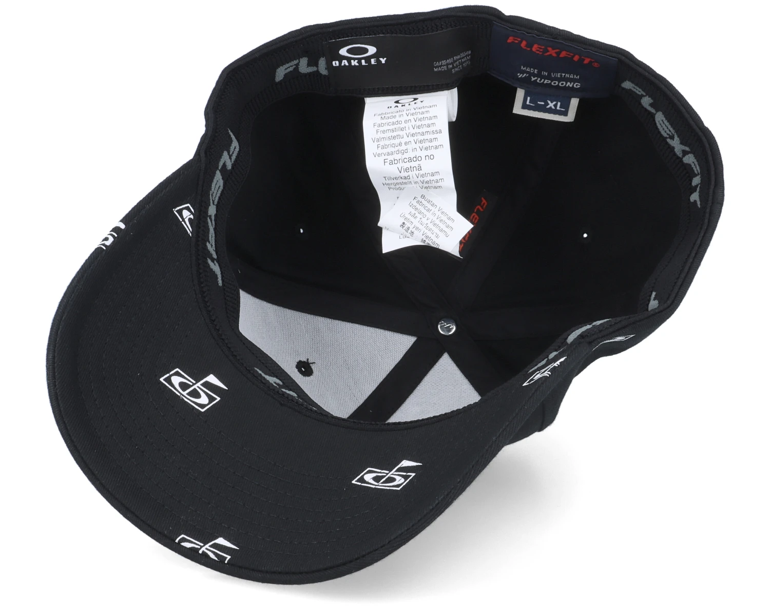 Flag Print Hat Blackout Flexfit - Oakley 7 Flag Print Hat Blackout Flexfit - Oakley - Image 5