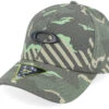 Tincan Cap Green Stripe/Grip Camo Flexfit - Oakley -Oakley 193517861544 1