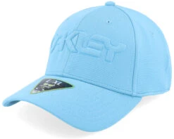6 Panel Stretch Bright Blue/Blackout Flexfit - Oakley